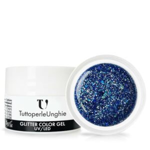 Gel UV Blu Sparkly