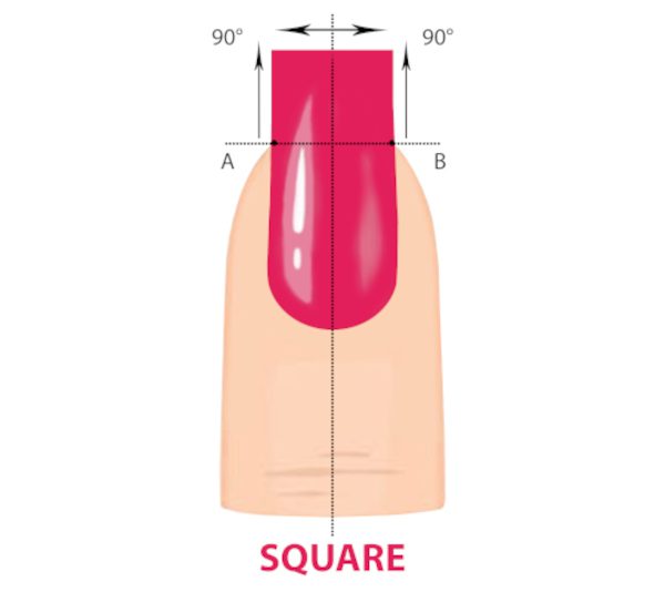 Unghie Square Quadrate