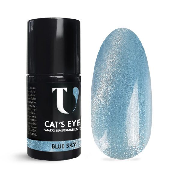 Smalto Semipermanente Cat eye 5D Blu Sky