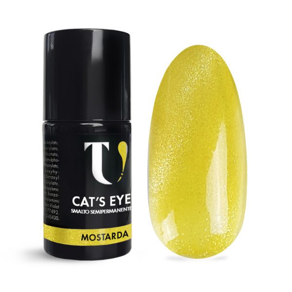 Smalto Semipermanente Cat Eye 5D Mostarda